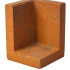 L Hoekelement 50x50x100 Roestbruin