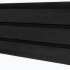 WPC fence board Modern Ebony Black 21x160mm (wb 150 mm) L=178cm