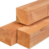 Douglas palen gedroogd 14.0x14.0x500cm geschaafd