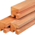 Douglas palen stapelbouw 11.0x11.0x300cm hoekpaal geschaafd