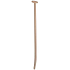 Batssteel 110cm dampgebogen doorgestoken hilt