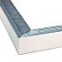 Aluminium daktrim buitenhoek 4.5x4.5x50 cm