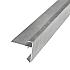 Aluminium daktrim recht 4.5x4.5x250 cm