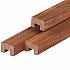 Angelim vermelho hardhout afdekkap 4.5x7x200 cm geschaafd