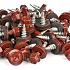 Aquapan / Easypan schroeven - rood - 20 mm - doos van 40 stuks