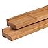 Bangkirai hardhout afwateringsbalk 4.5x9x300 cm kunstmatig gedroogd | geschaafd