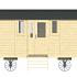 Circuswagen Patricia | 19mm | vuren onbehandeld | 480x240 cm | excl | onderstel