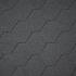 Dakshingles hexagonaal zwart - pak 3 m²