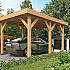 DHZ Carport Sloten Douglas fijnbezaagd 350x500 cm