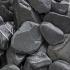 AG Flat pebbles zwart 30/60* mm Midibag 0,7m3
