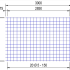Bouwstaalmat Ø8mm 3 x 2 meter maas 15 x 15