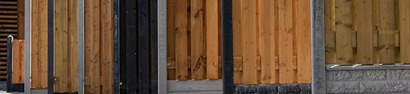 Schutting hout