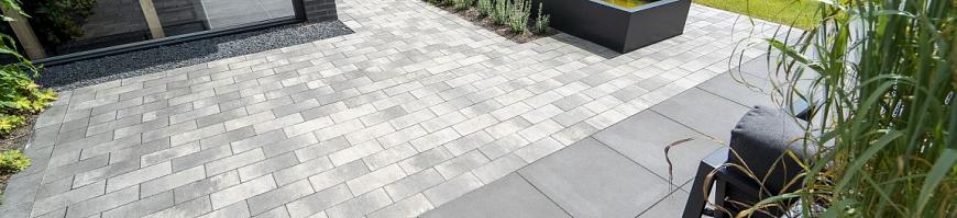 Assortiment betonnen bestrating