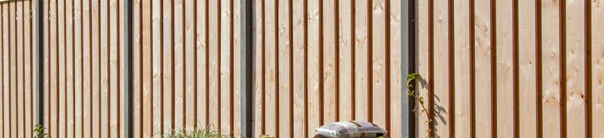 Systeem 1 - Standaard hout - beton schutting